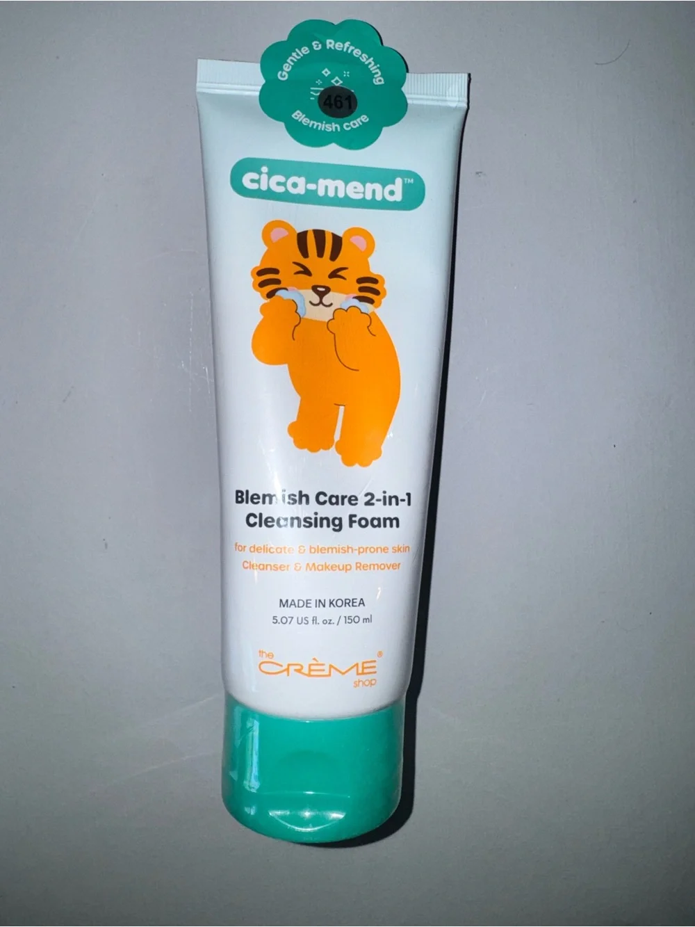 CREME shop Cica-Mend Blemish Care 2 in 1 Cleansing Foam